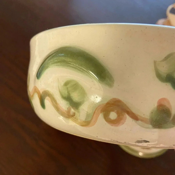 Vintage Louisville Pottery JOHN B. TAYLOR CERAMICS  LG COVERED Casserole HARVEST - Picture 5 of 15